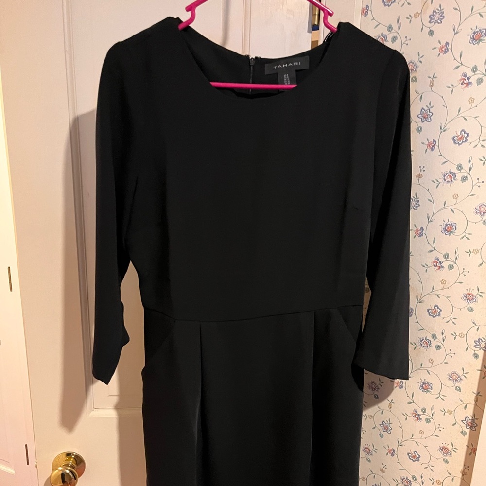 Tahari Black Dress